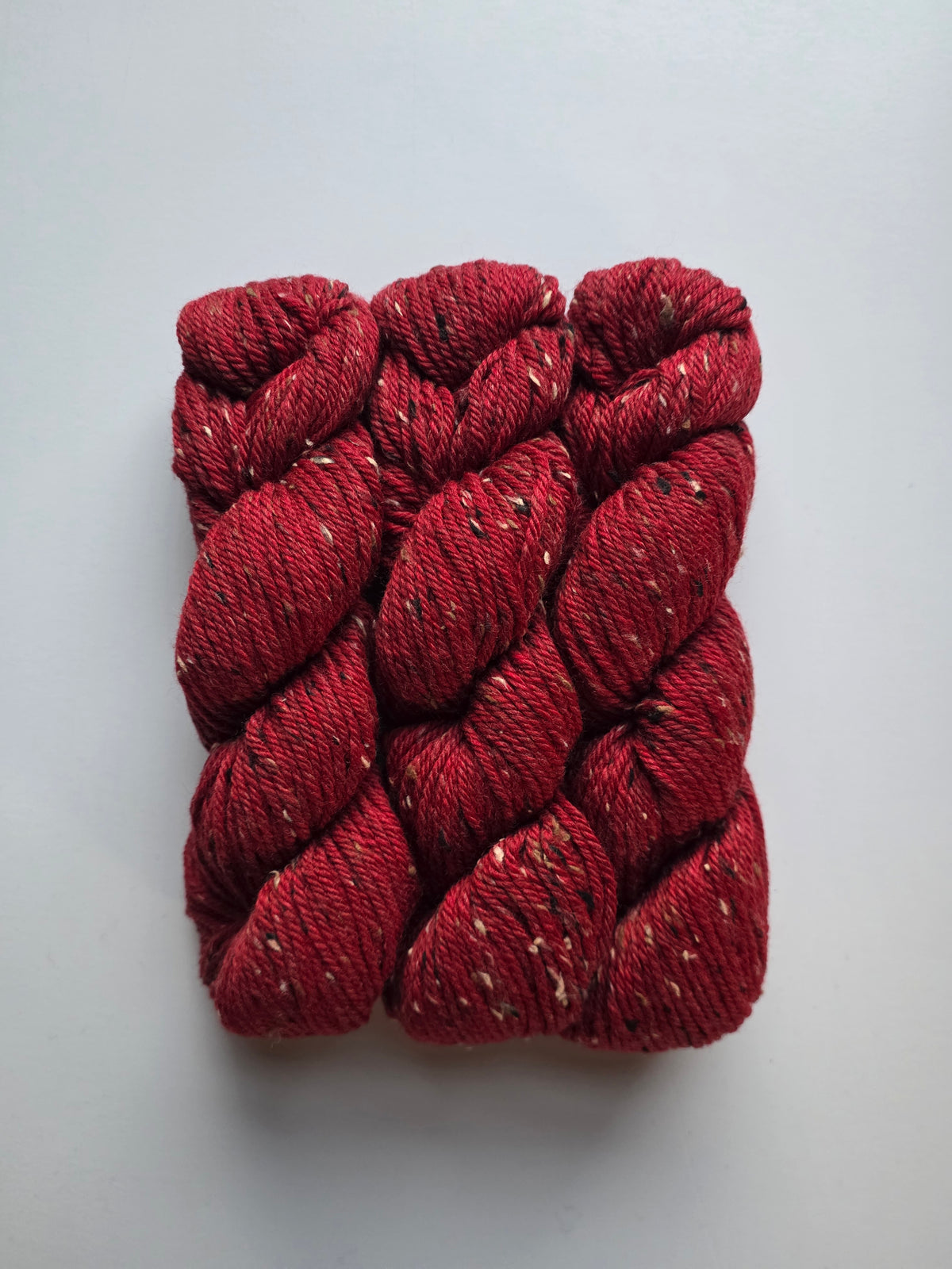 Blue Sky Fibers | Woolstok Tweed (Aran) | No. 3315 Ruby Sunset