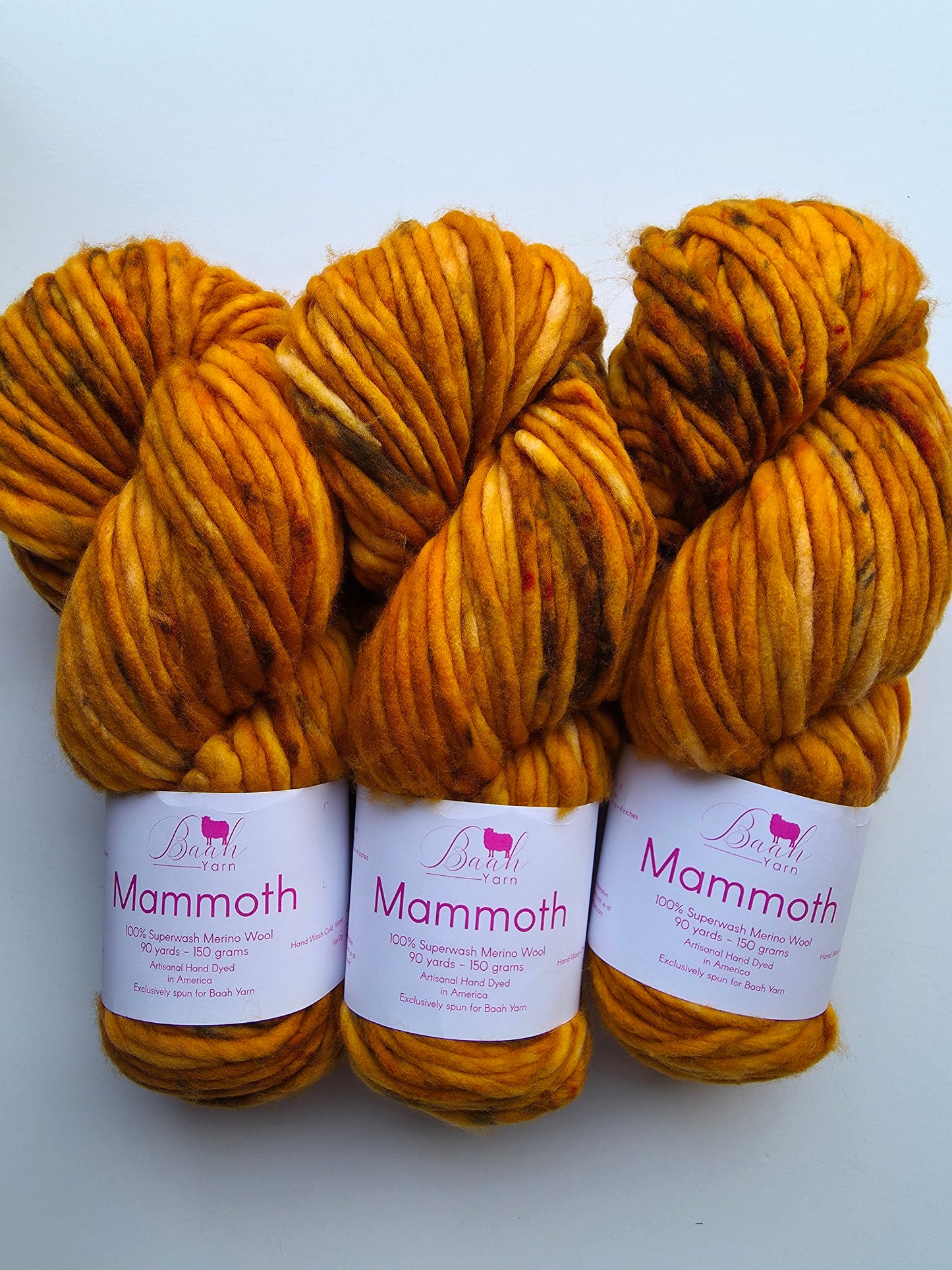Baah Yarn | Mammoth | Sunshine in a Skein