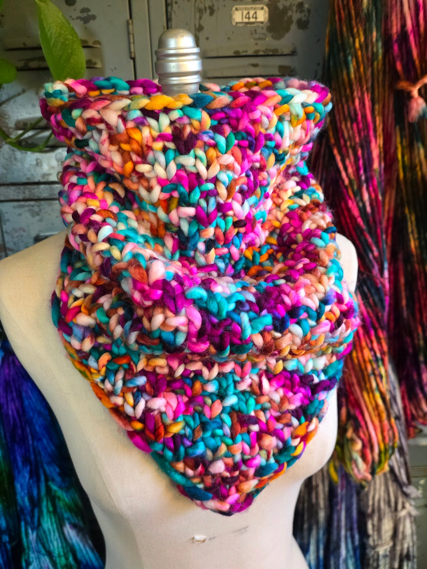 Merino Wool Bandana Cowl