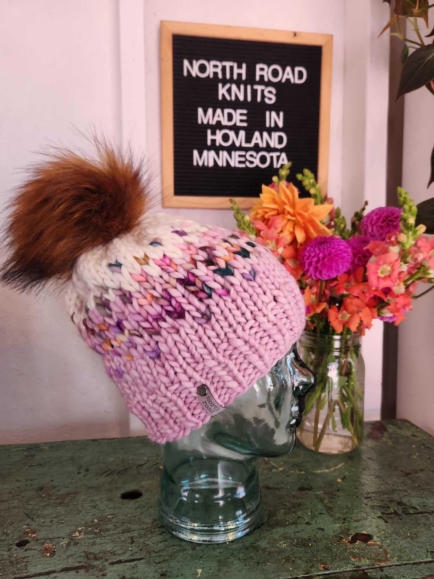 Merino Wool Pom Hat