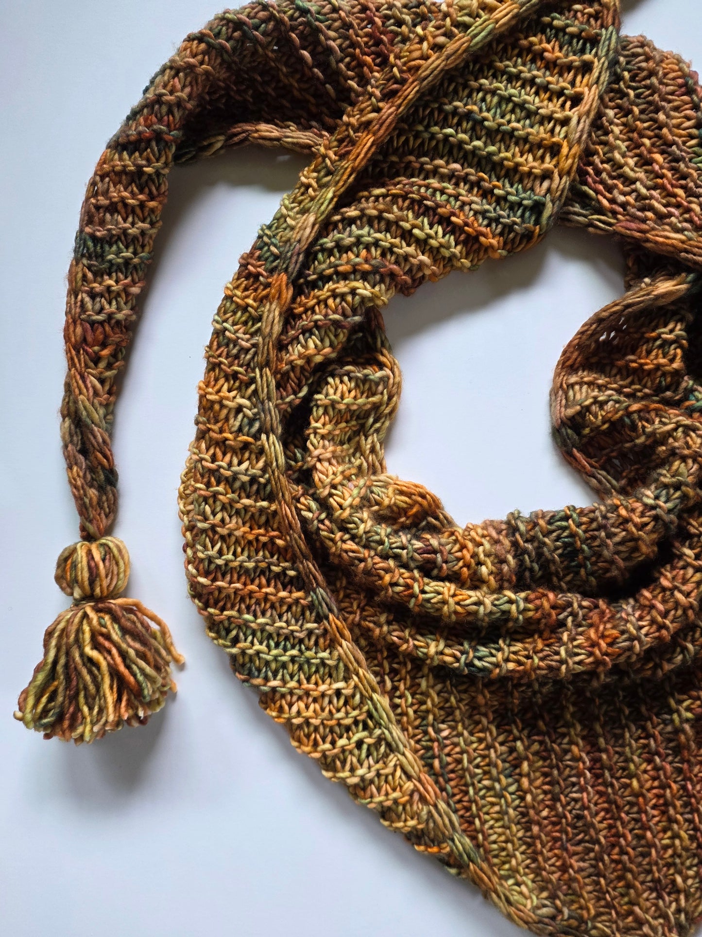 Merino Wool Shovel Point Scarf