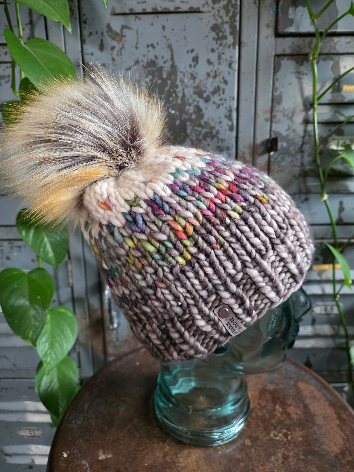 Merino Wool Pom Hat