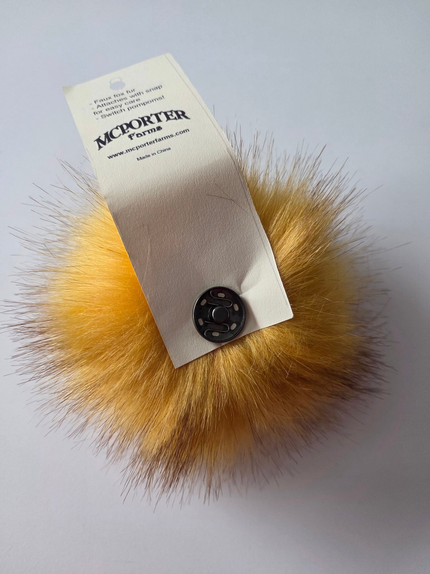 McPorter Farms | Faux Fox Fur Pom | 13