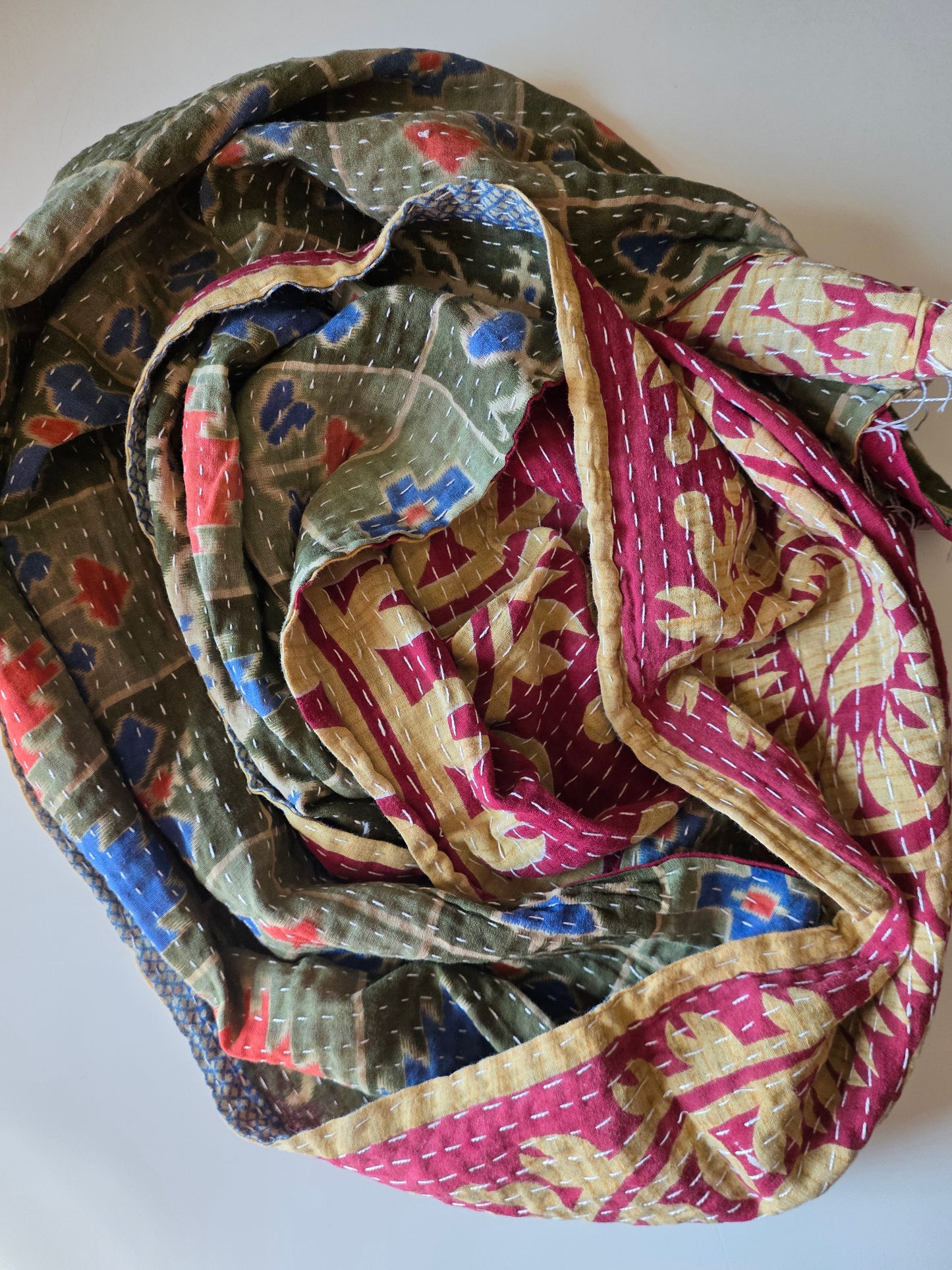 Kantha Scarf