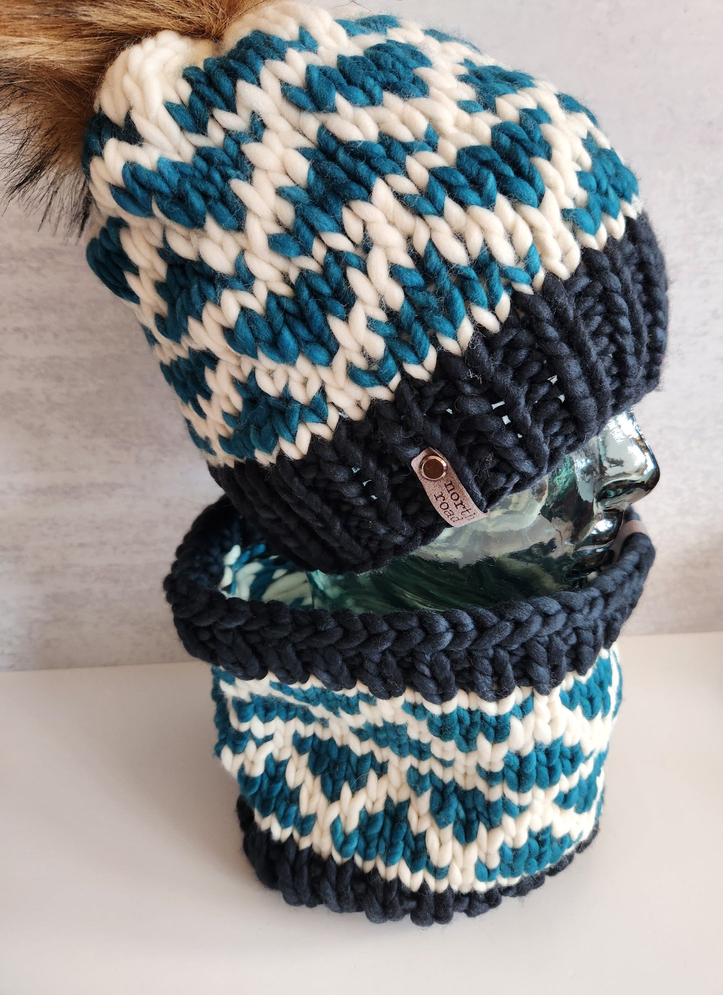 Merino Wool Hat and Cowl Set