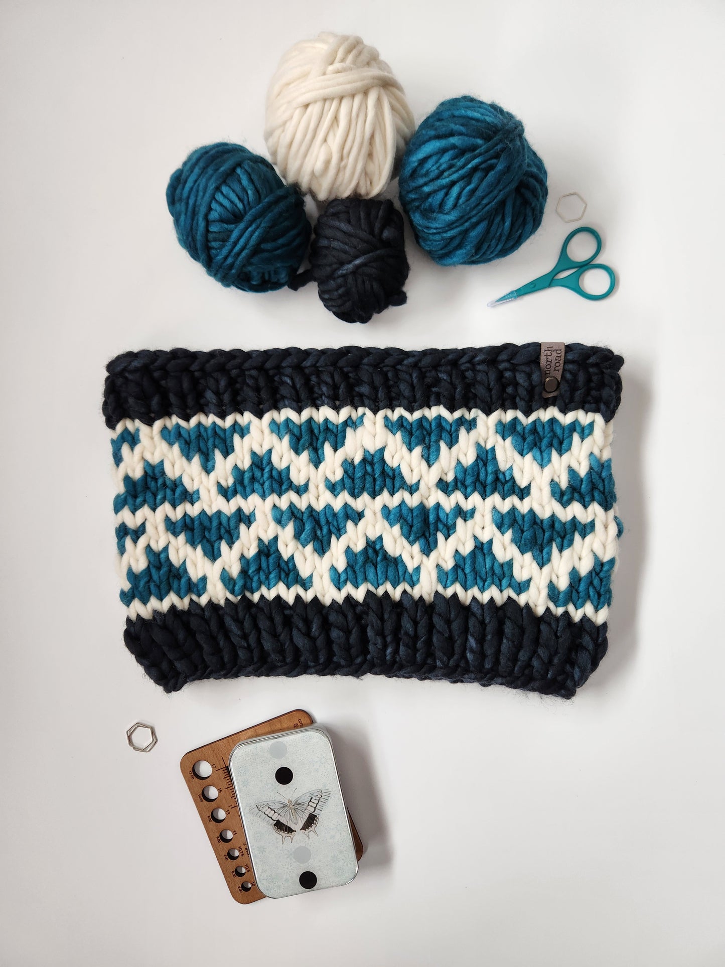 Merino Wool Hat and Cowl Set