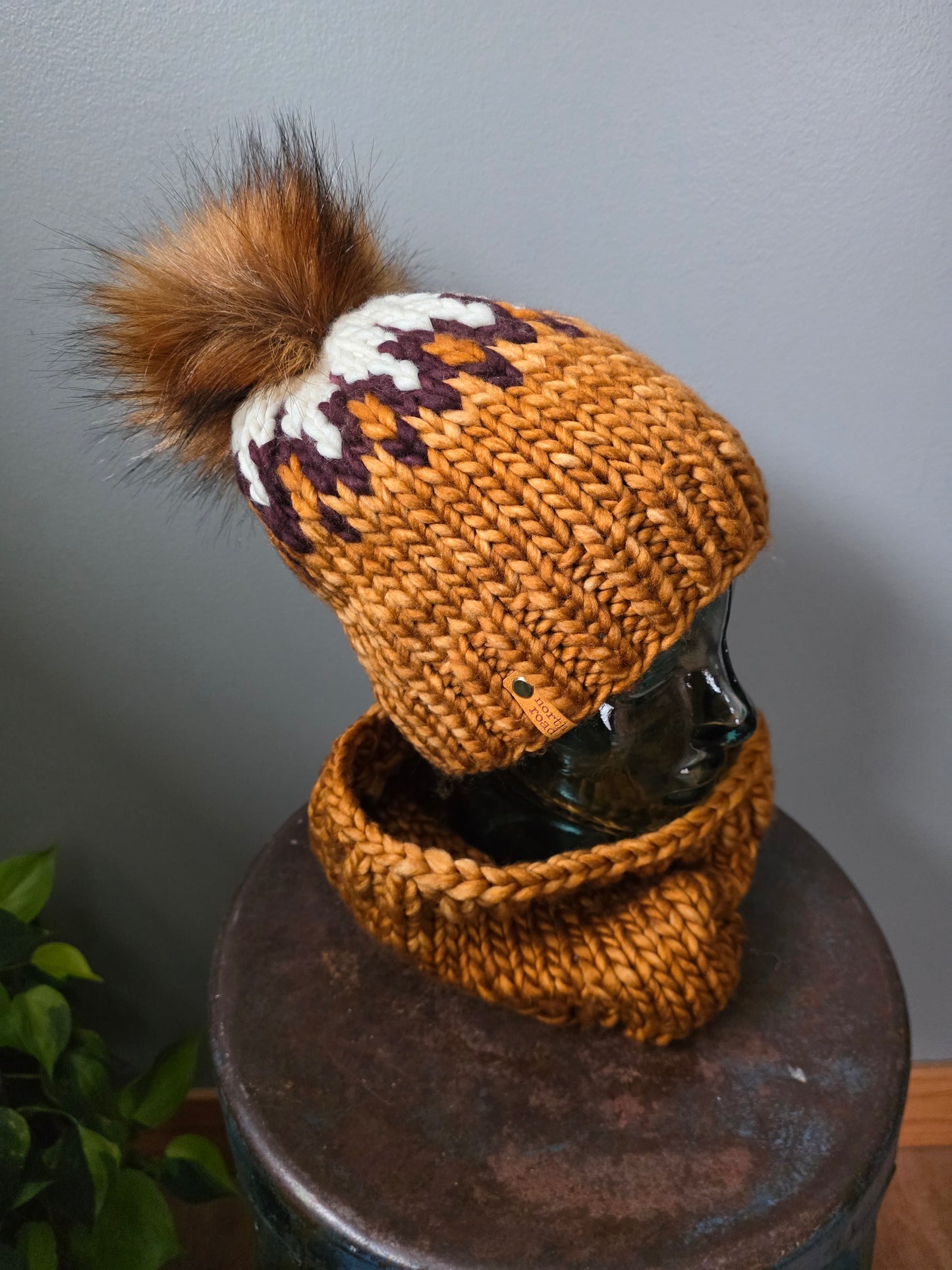 Merino Wool Hat and Cowl Set
