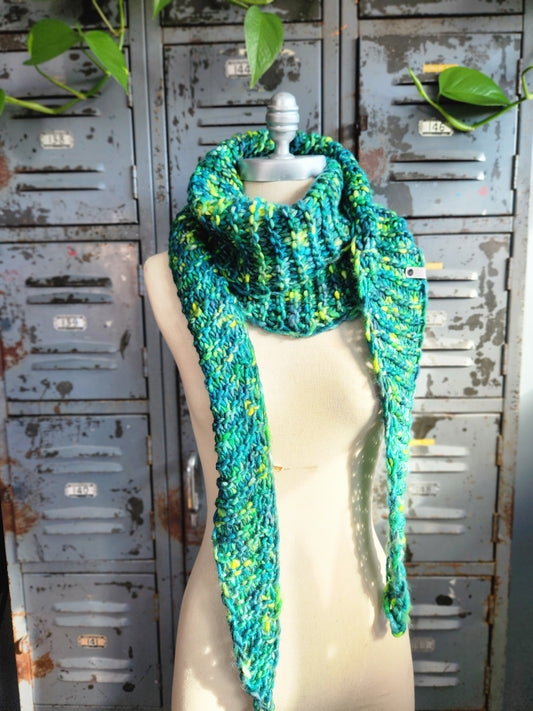 Merino Wool Shovel Point Scarf