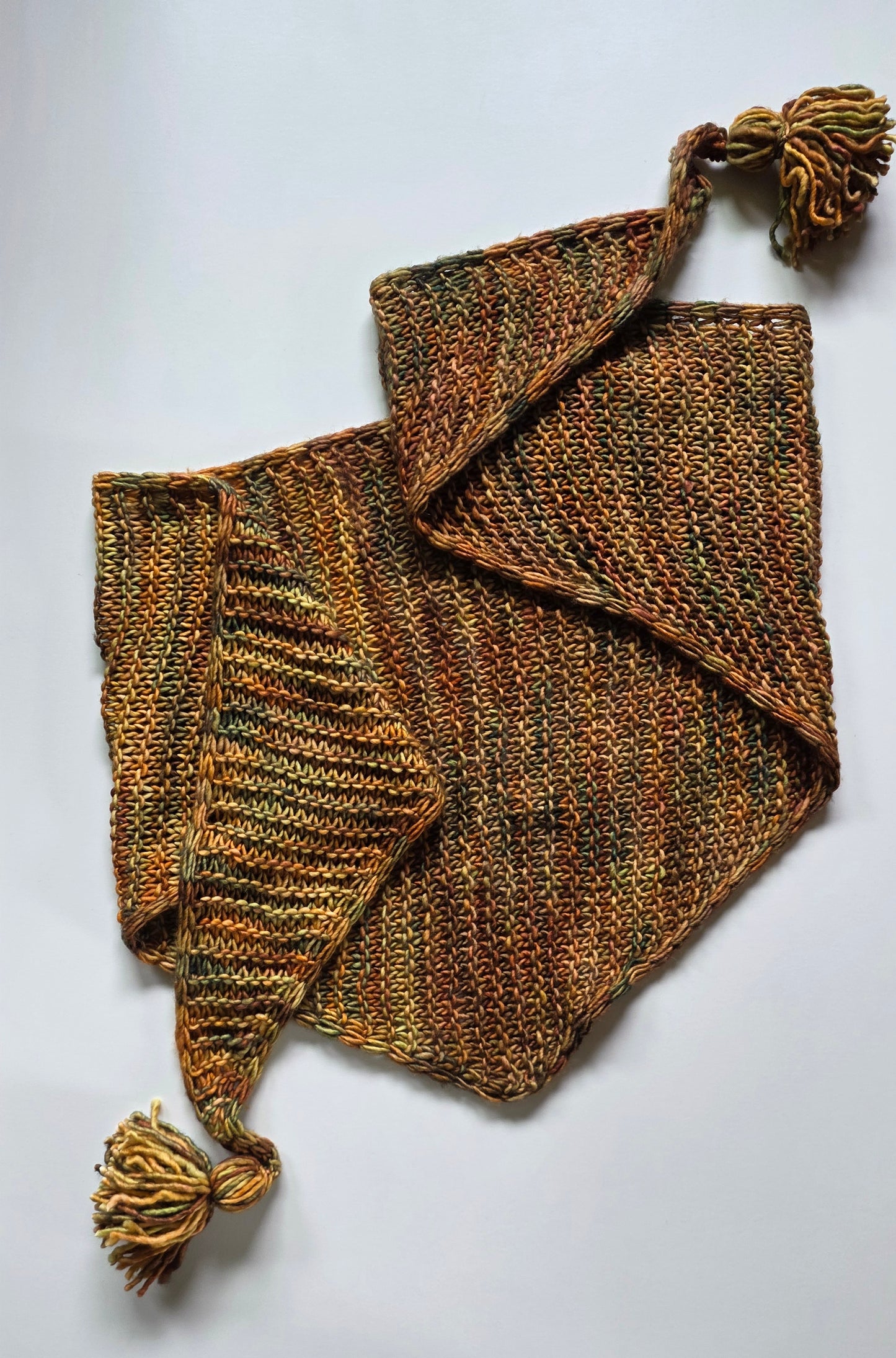 Merino Wool Shovel Point Scarf