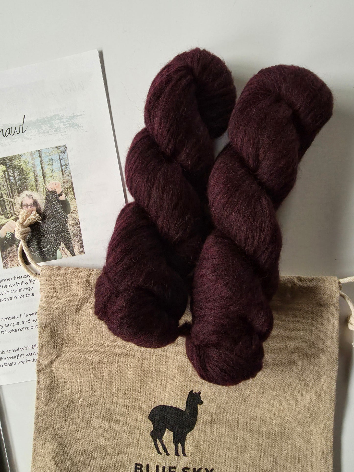 Sugarloaf Shawl Knitting Kit | Wicked