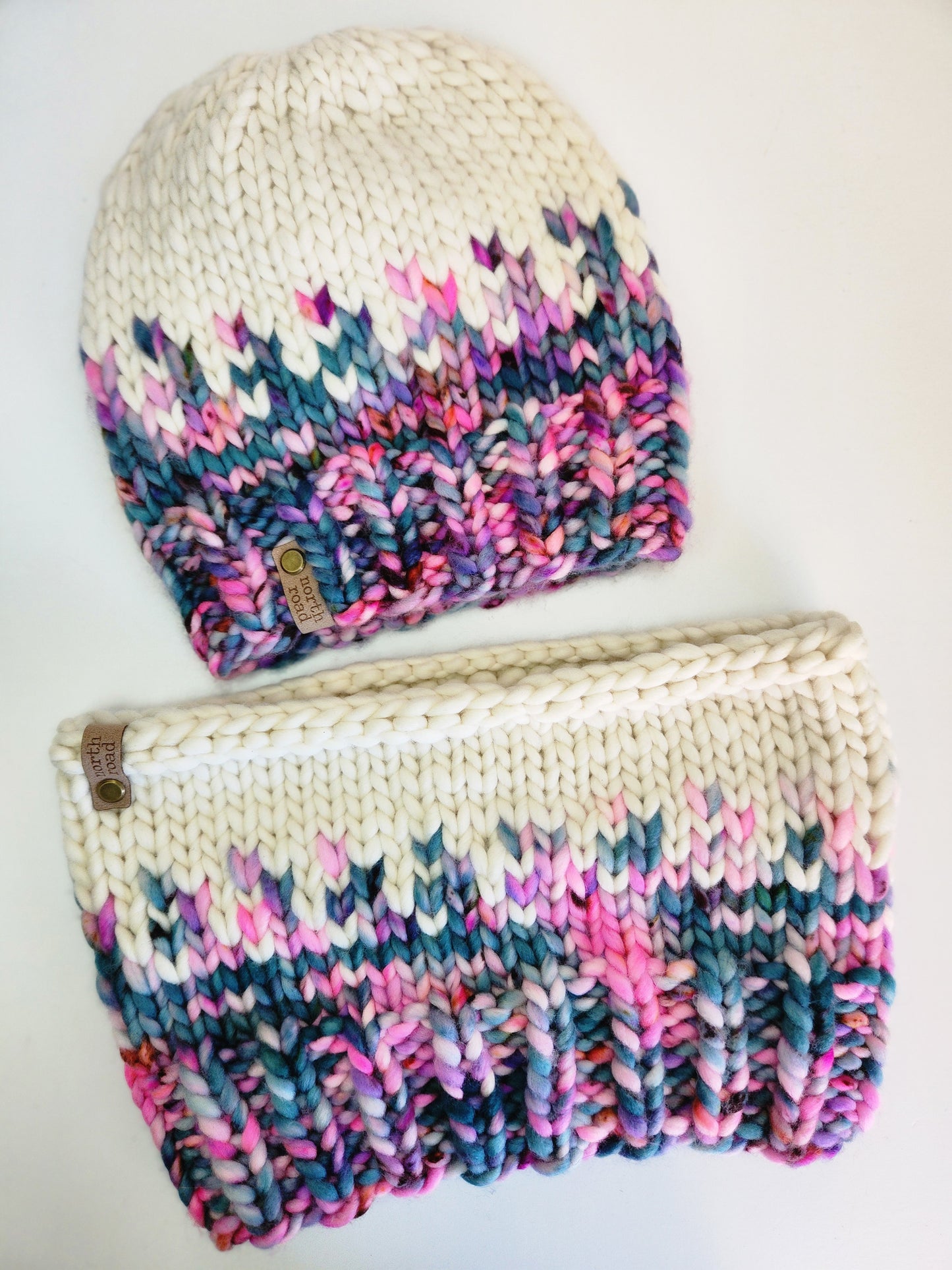 Merino Wool Hat and Cowl Set