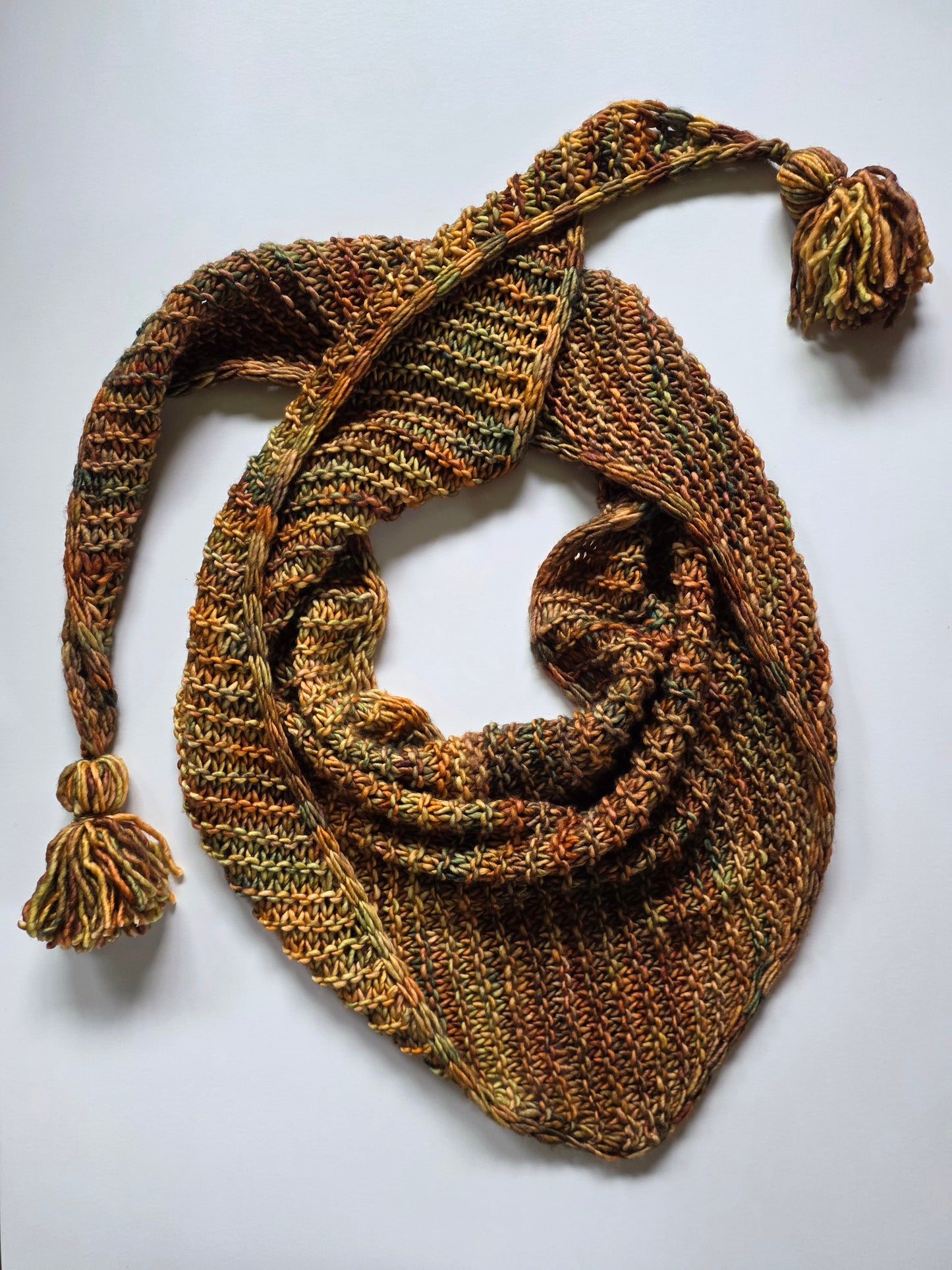 Merino Wool Shovel Point Scarf