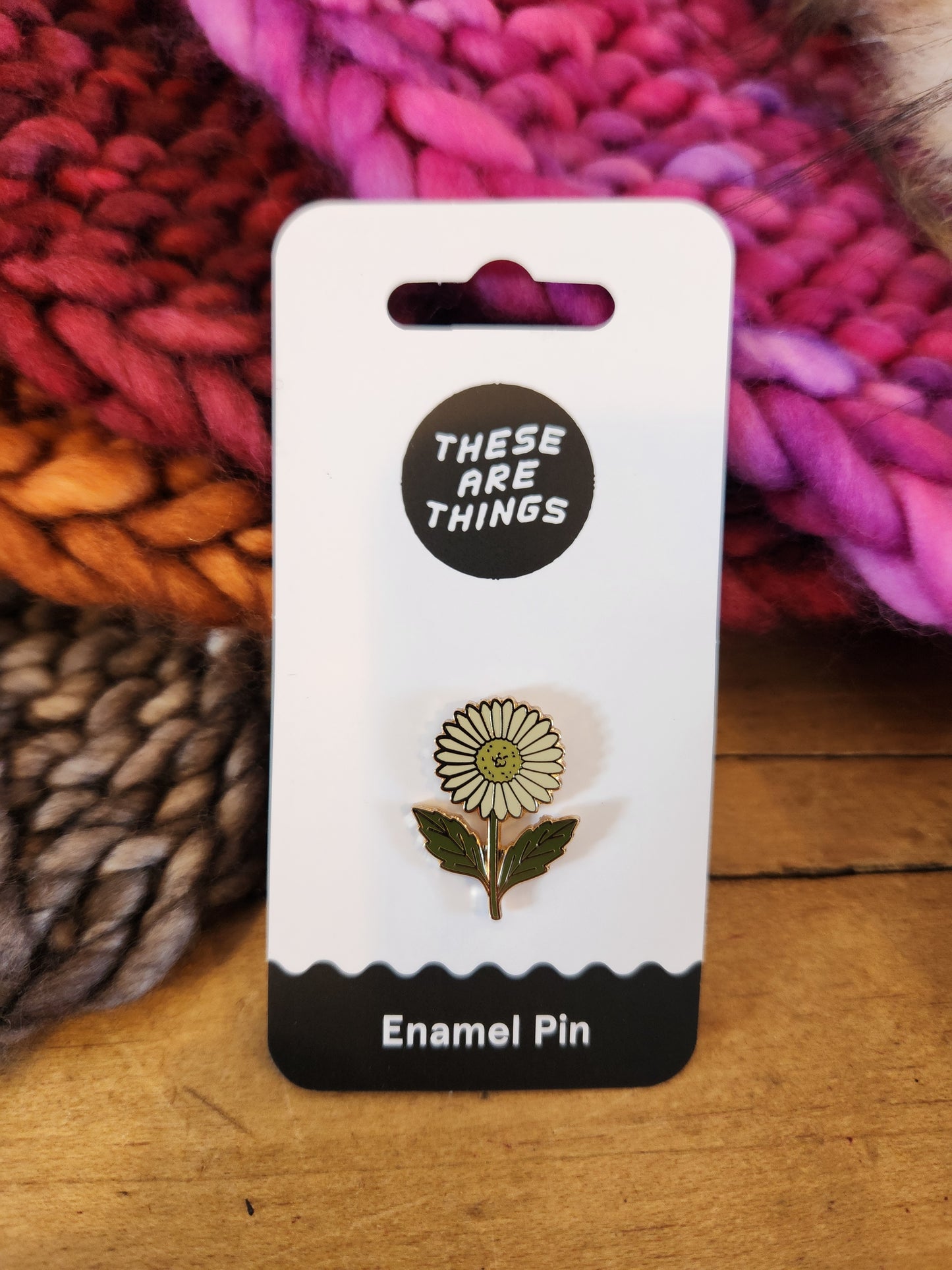 Gerbera Daisy Enamel Pin