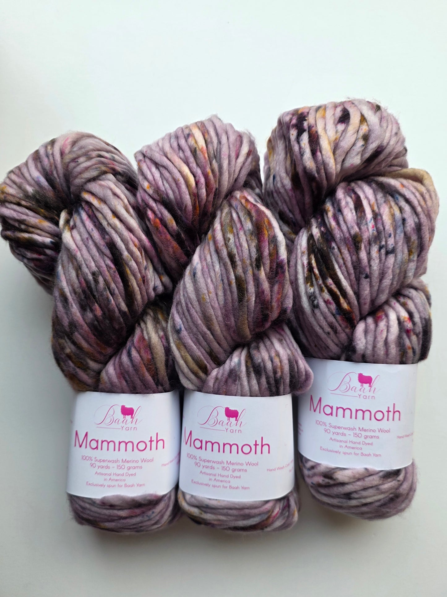 Baah Yarn | Mammoth | Aubergine Queen