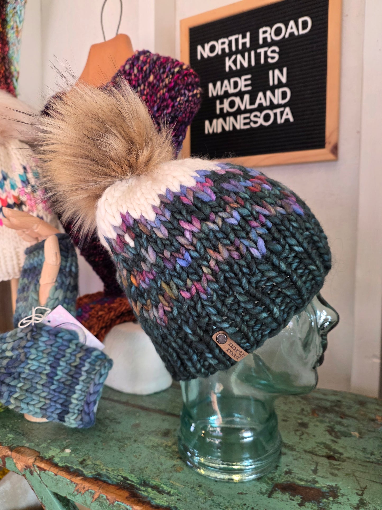 Merino Wool Pom Hat