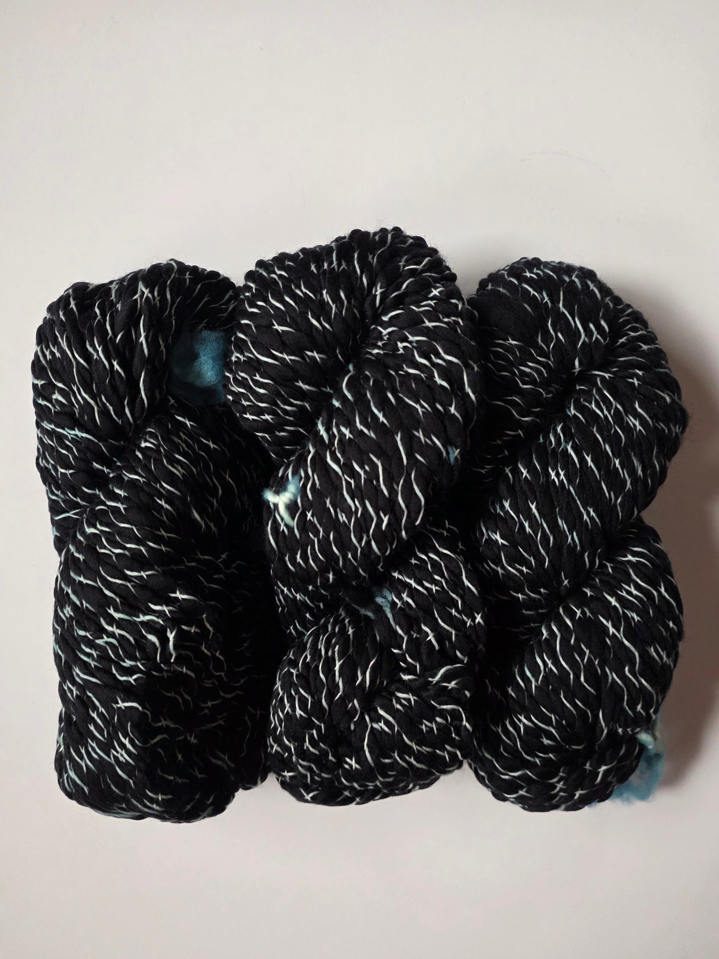 Malabrigo | Caracol on Black | Water Green on Black