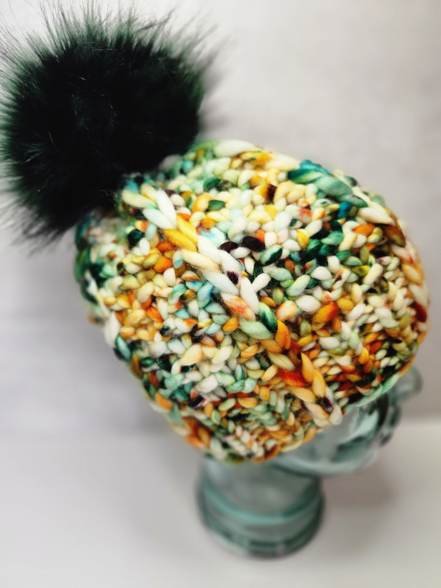 Merino Wool Pom Hat
