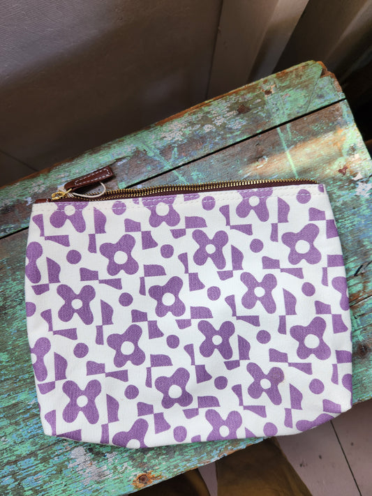 Knitting Project Bag, Large Zipper Pouch, Nolita