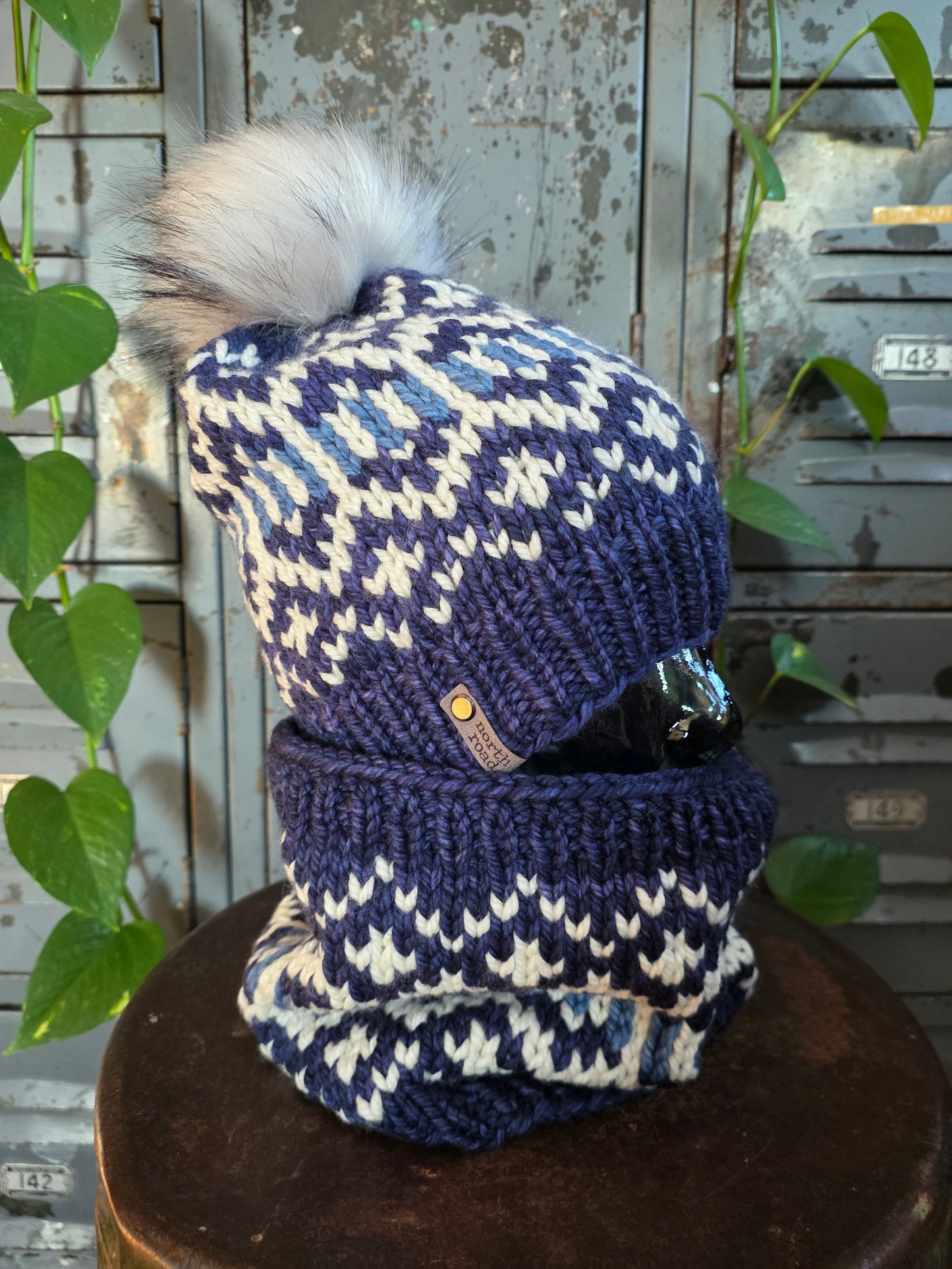 Merino Wool Hat and Cowl Set