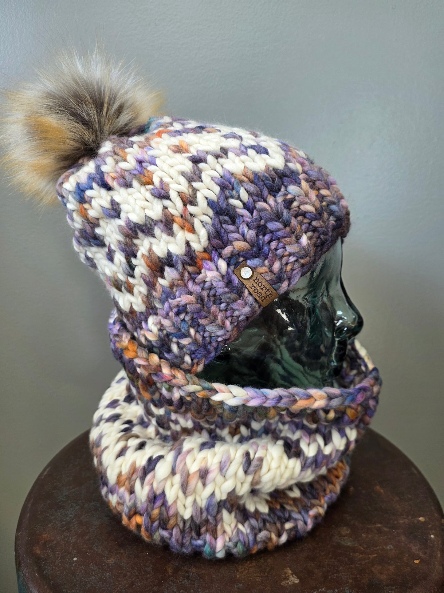 Merino Wool Hat and Cowl Set