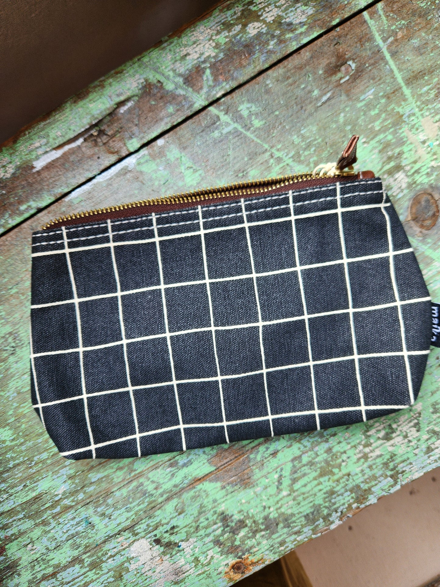 Medium Zipper Pouch, Belvedere