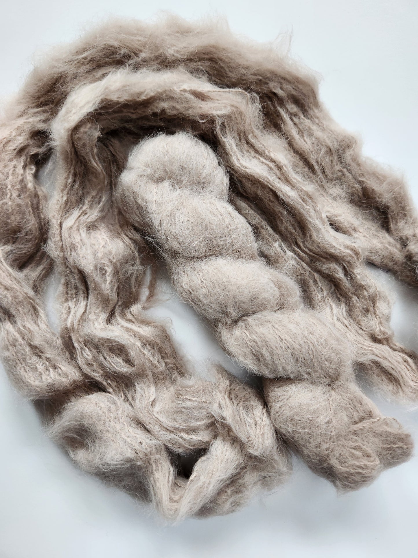 Blue Sky Fibers | Brushed Suri | No. 906 Toasted Marshmallow