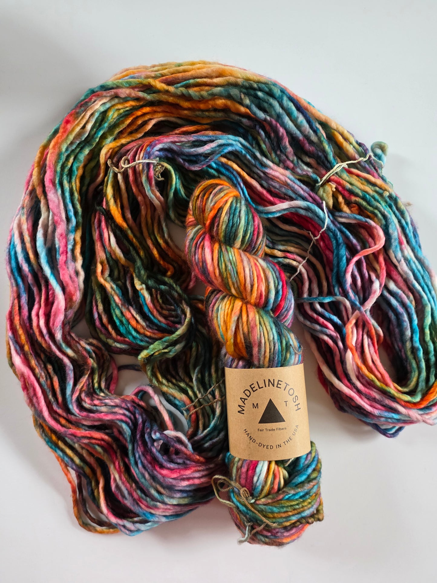 Madelinetosh Yarn | Tosh Biggie | A Clue Board From 1984