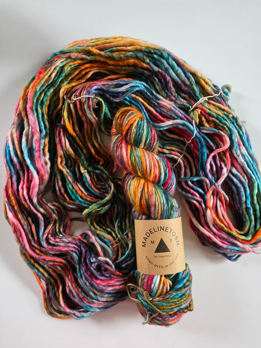 Madelinetosh Yarn | Tosh Biggie | A Clue Board From 1984