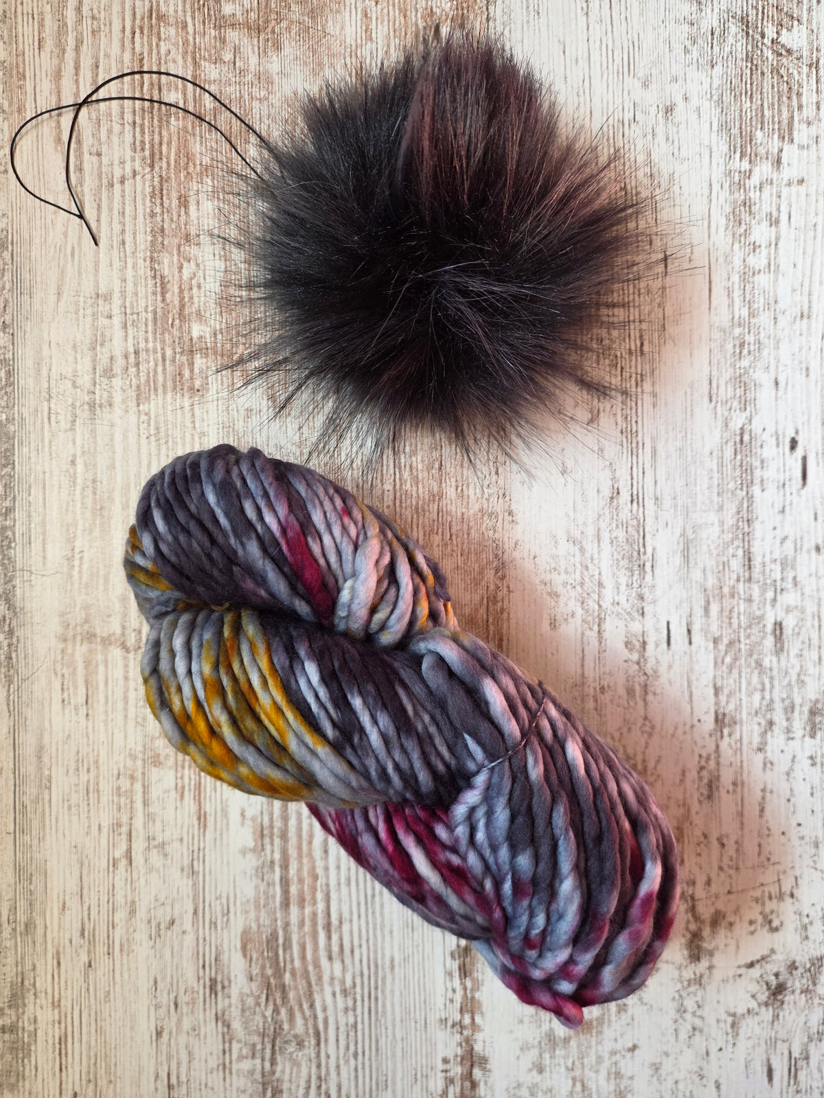 Yarn and Pom Bundle | Malabrigo Rasta | Tundra