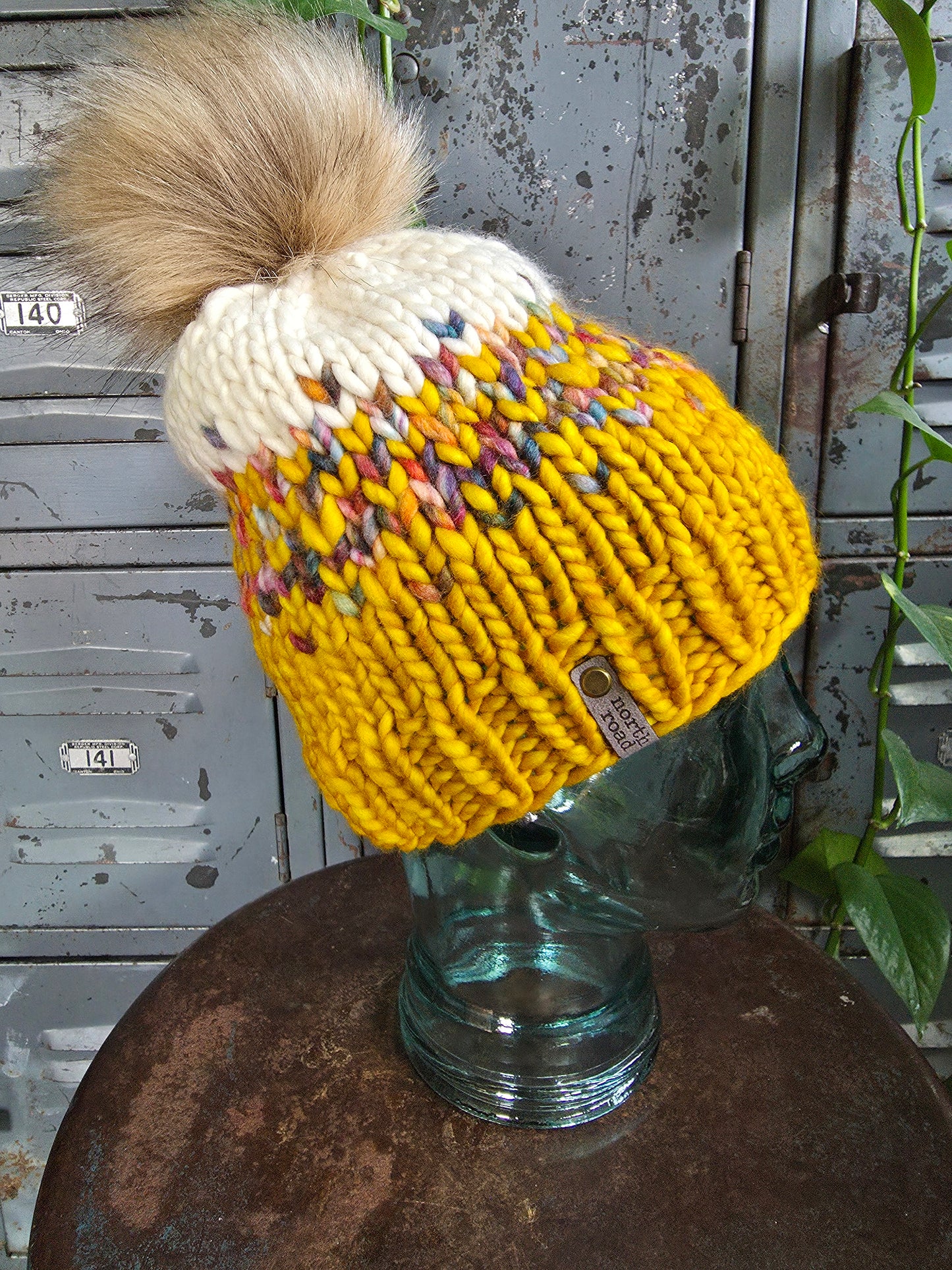 Merino Wool Pom Hat