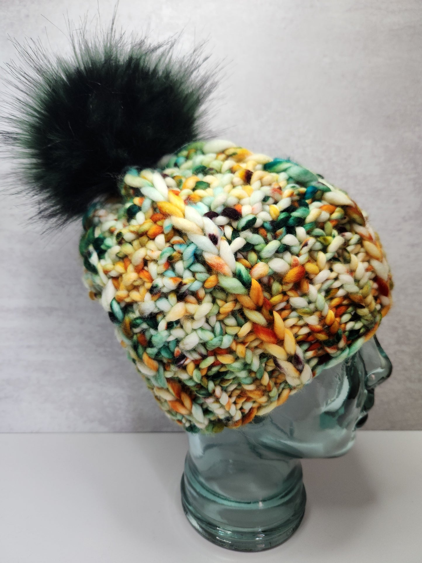 Merino Wool Pom Hat