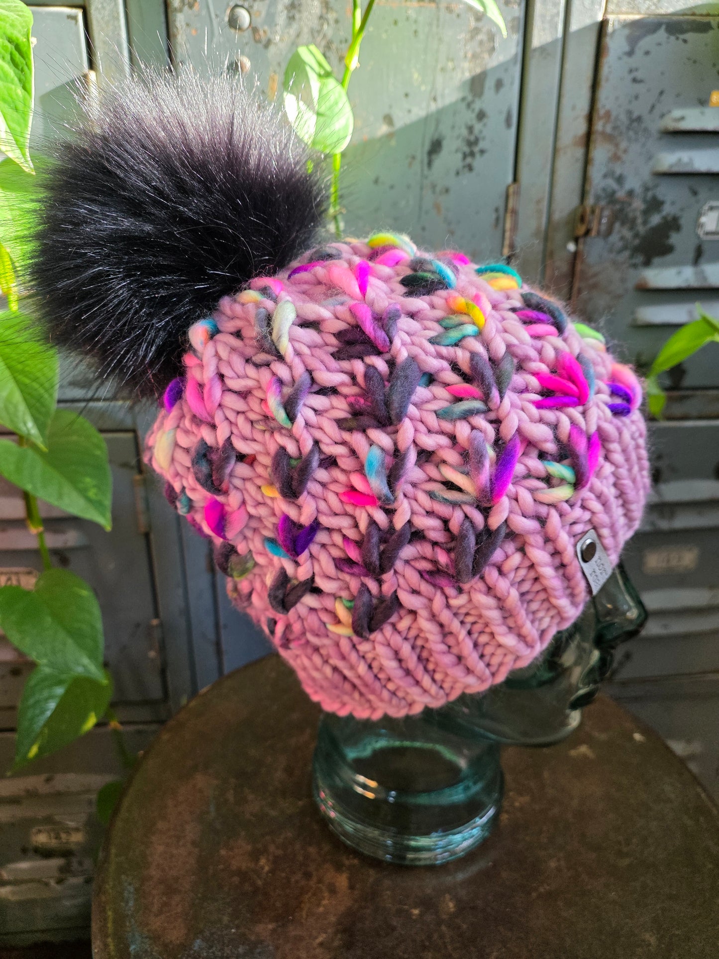 Merino Wool Pom Hat