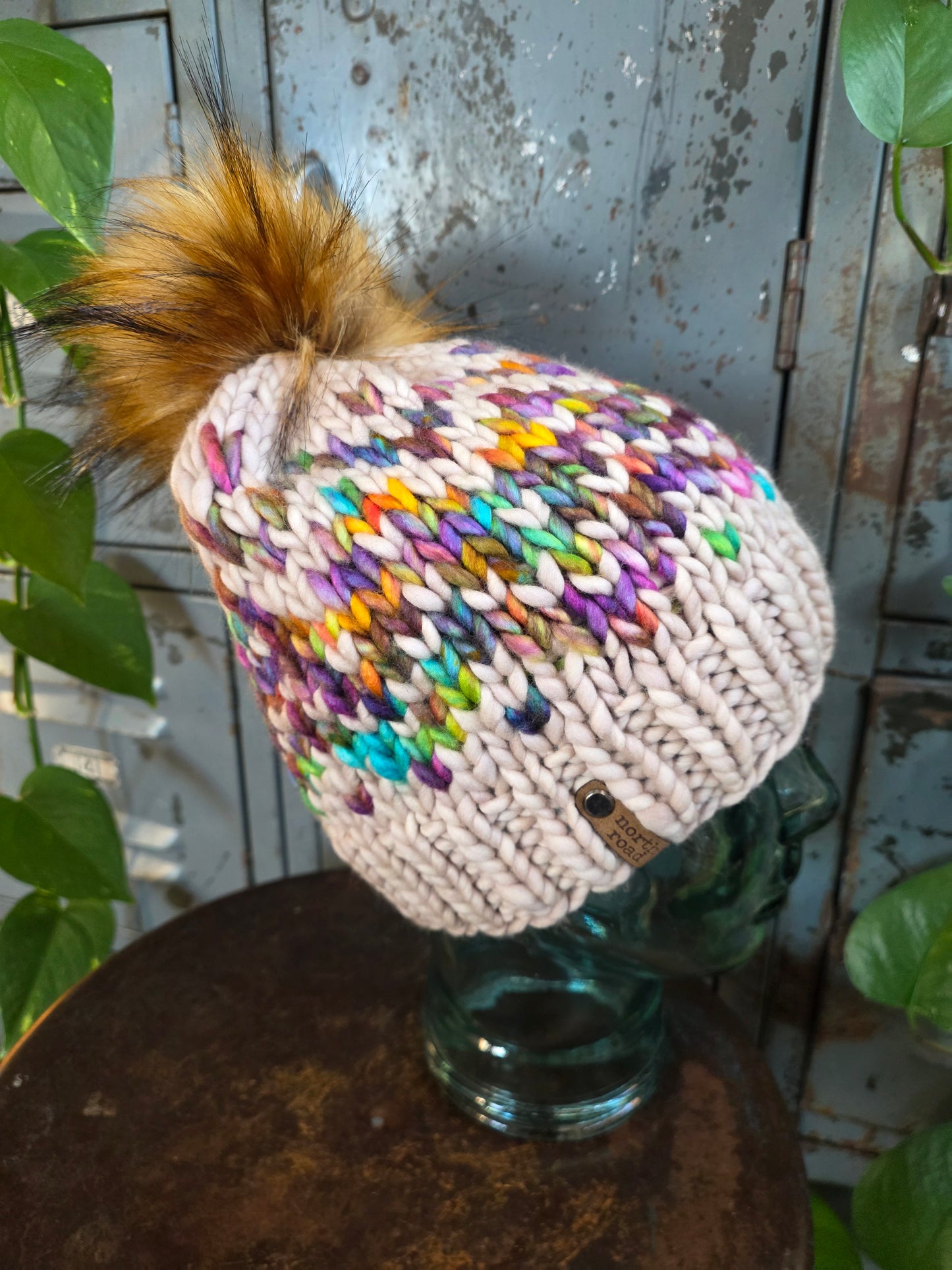 Merino Wool Pom Hat