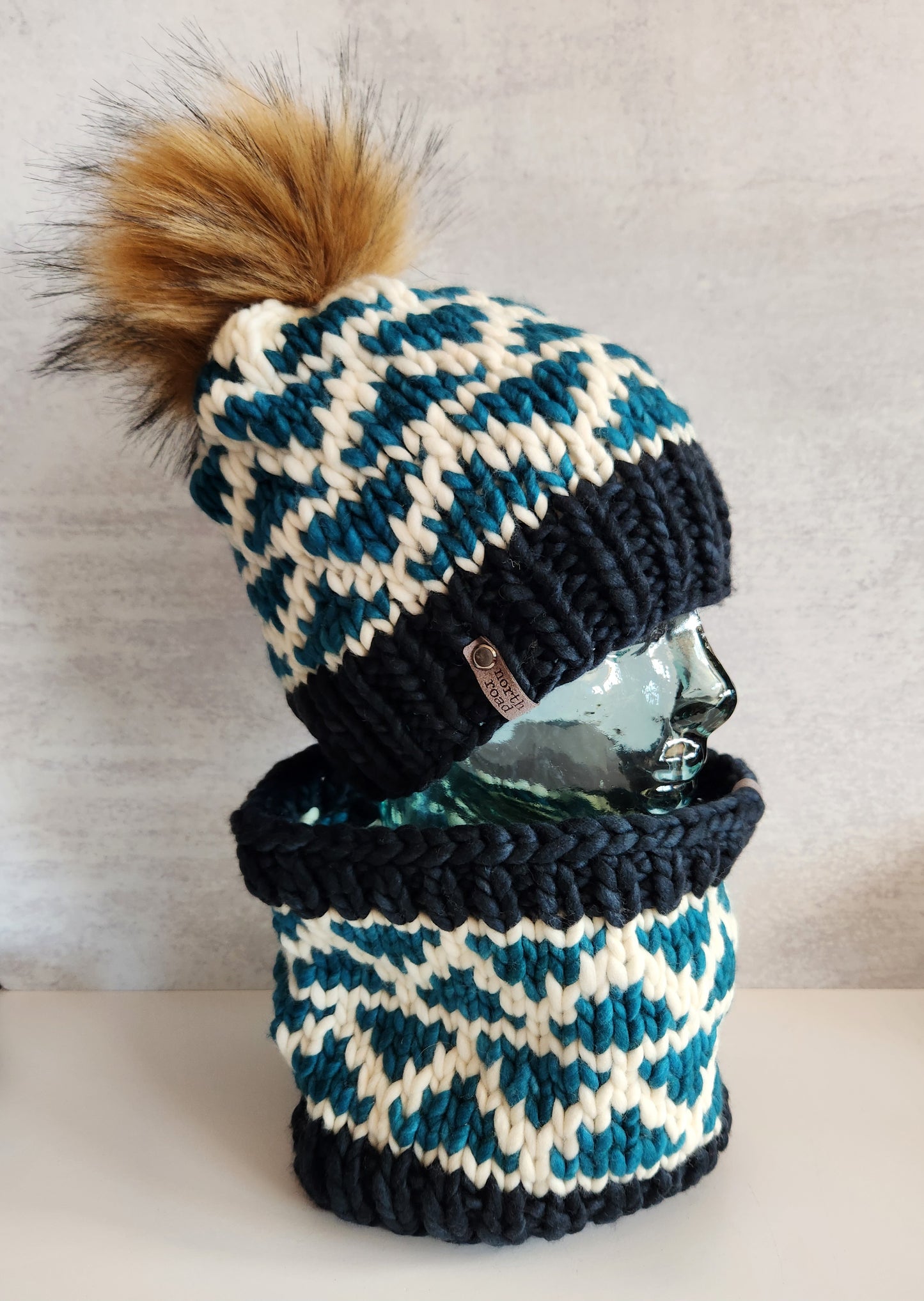 Merino Wool Hat and Cowl Set