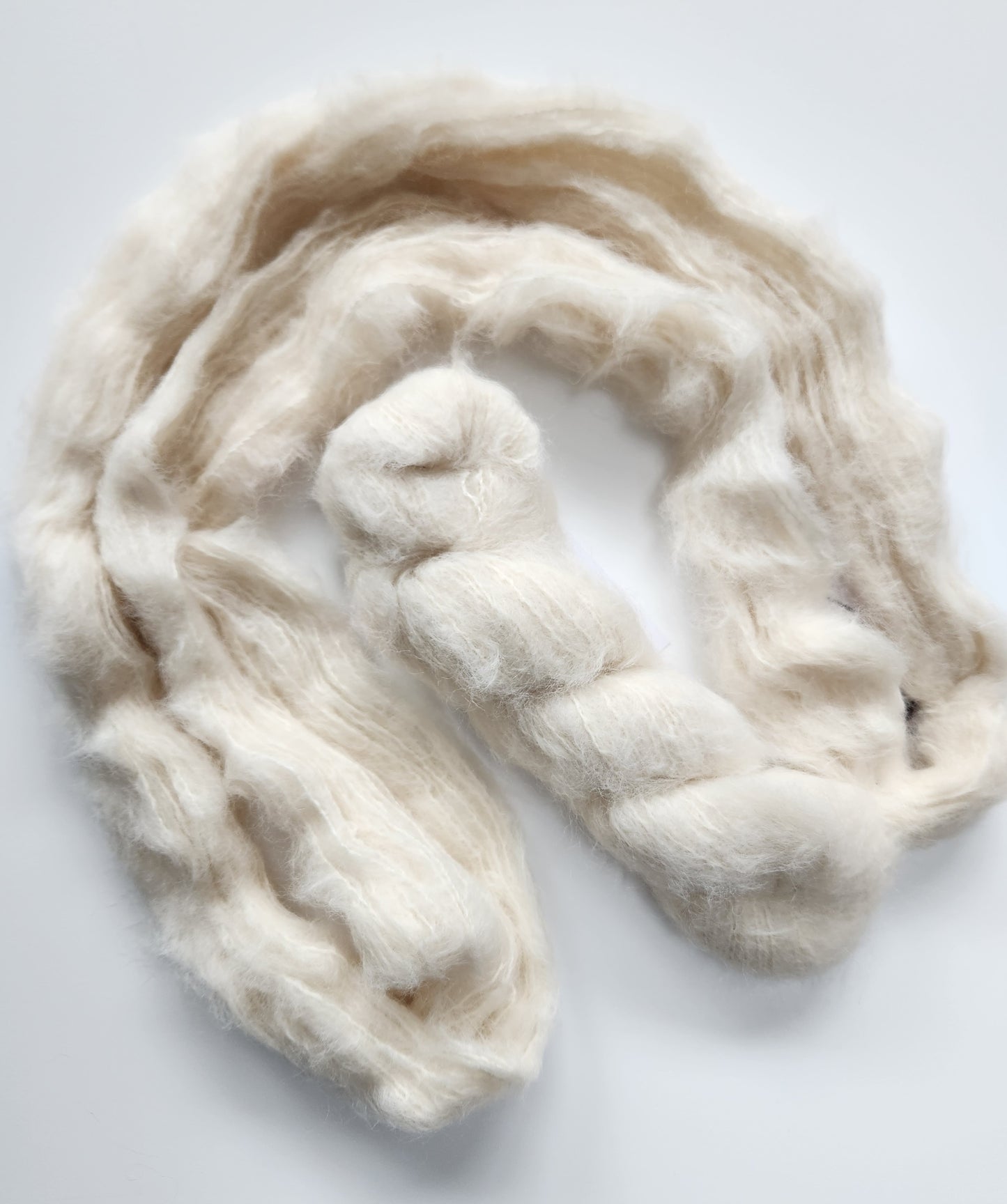 Blue Sky Fibers | Brushed Suri | No. 900 Whipped Cream