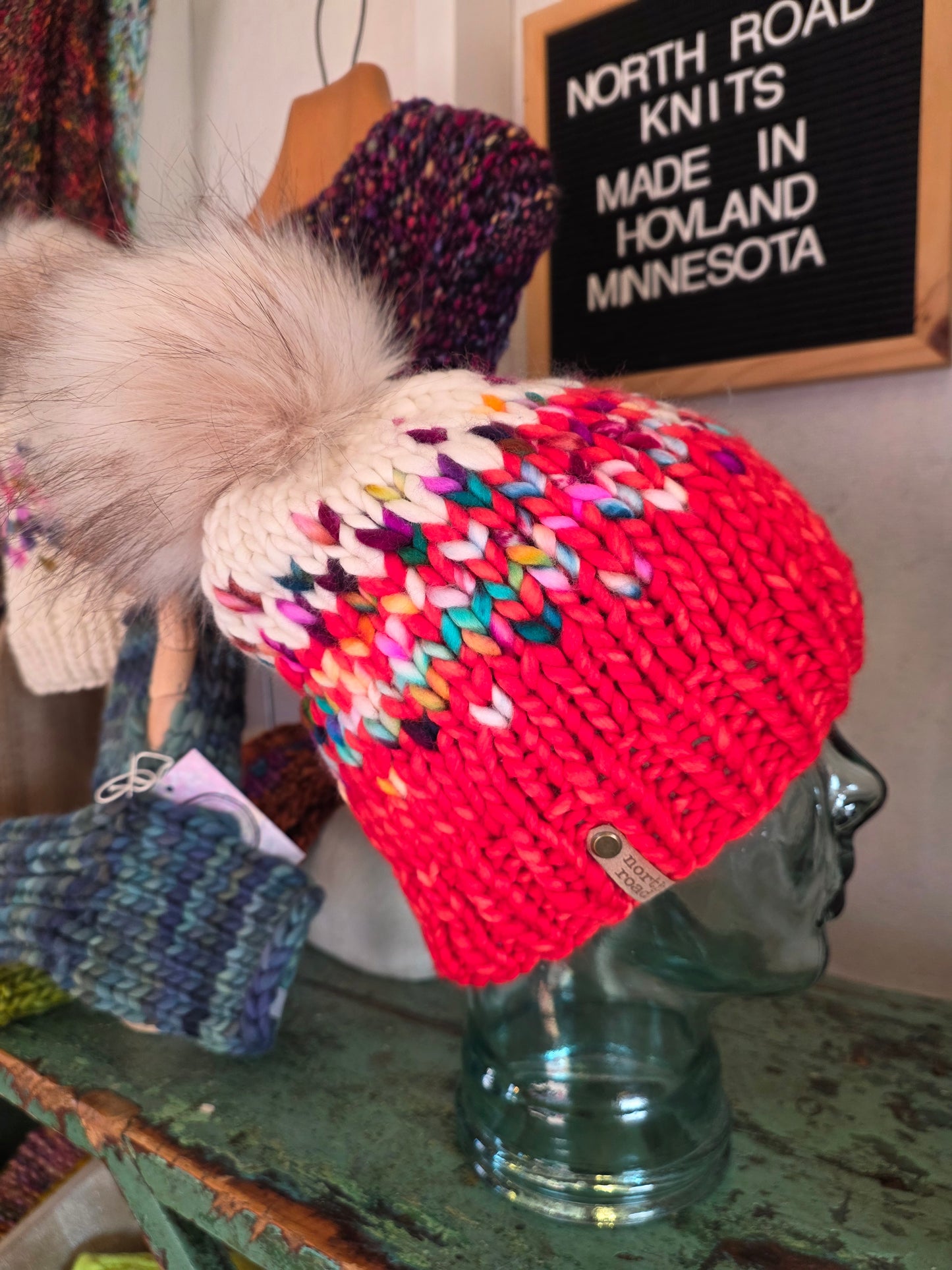 Merino Wool Pom Hat