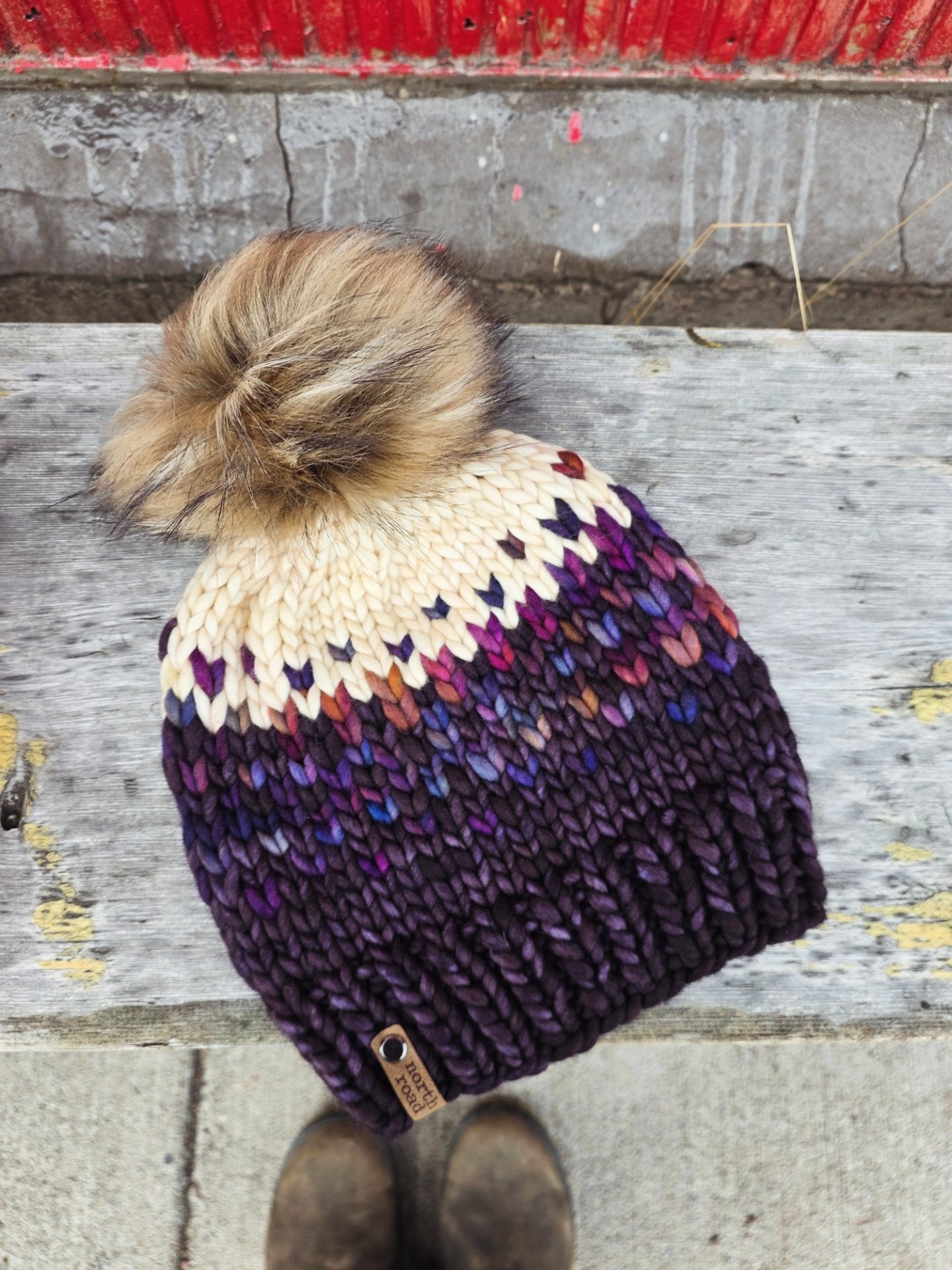 Merino Wool Pom Hat