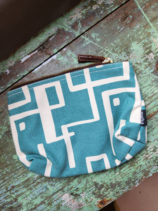 Knitting Project Bag, Medium Zipper Pouch, Malibu