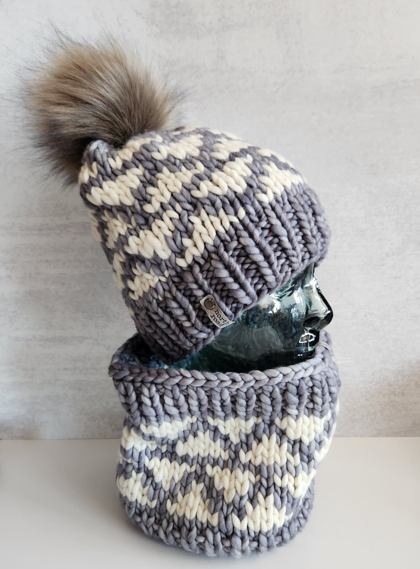 Merino Wool Hat and Cowl Set