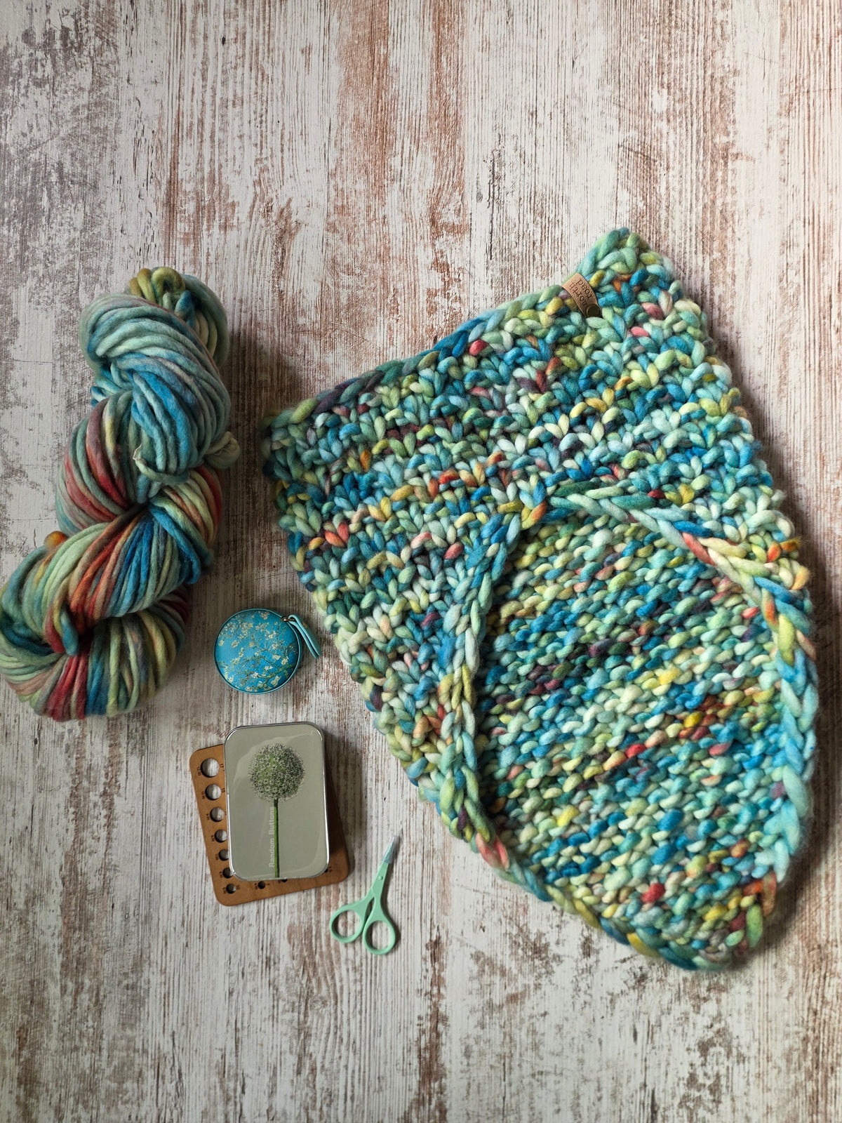 Merino Wool Bandana Cowl