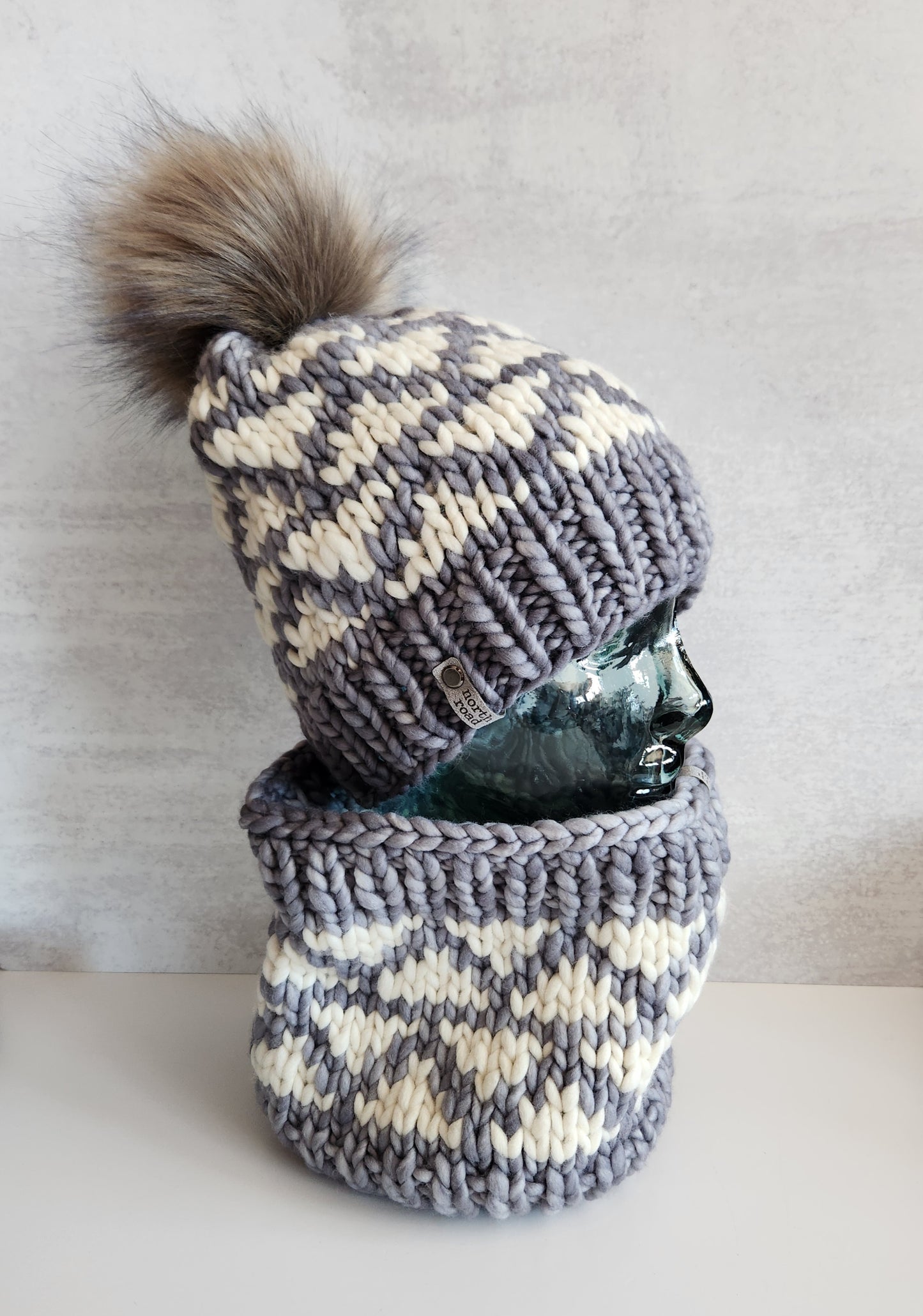 Merino Wool Hat and Cowl Set