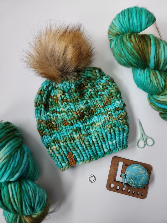 Merino Wool Pom Hat