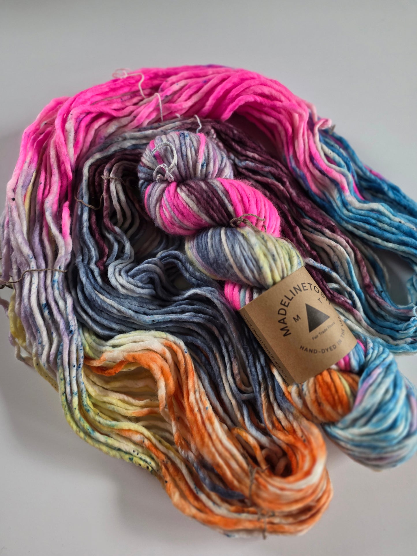 Madelinetosh Yarn | Tosh Biggie | Emotional Support Water Bottle