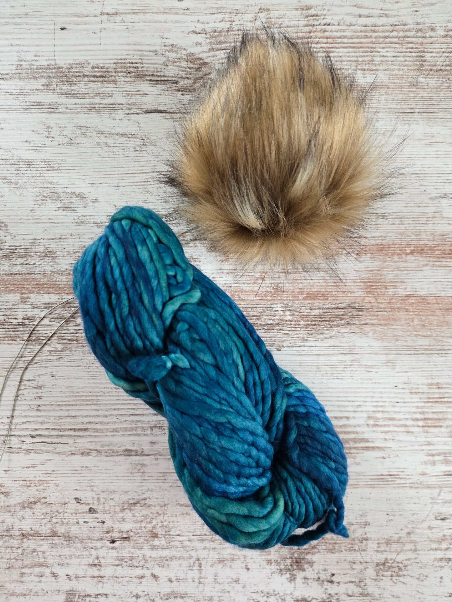 Yarn and Pom Bundle | Malabrigo Rasta | Solis