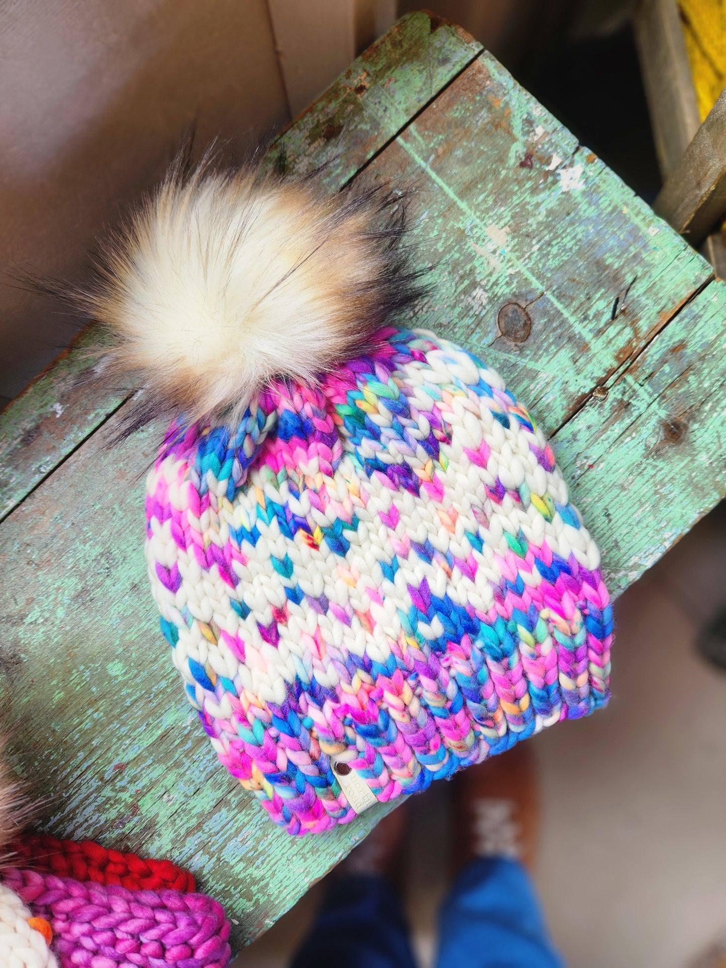 Merino Wool Pom Hat