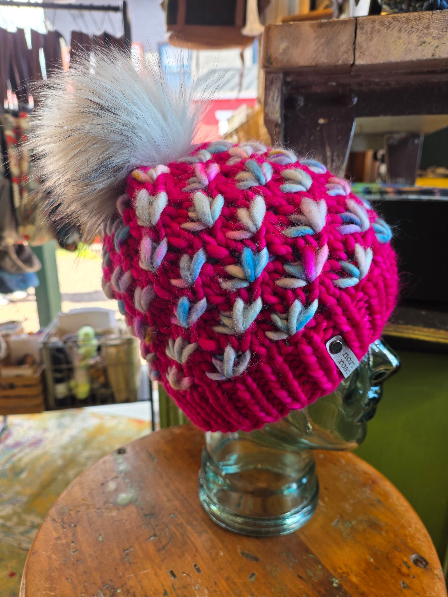 Merino Wool Pom Hat