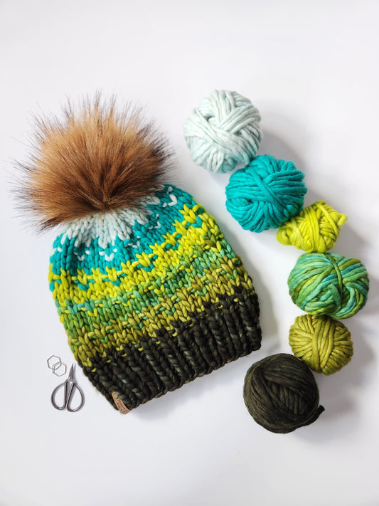 Merino Wool Pom Hat