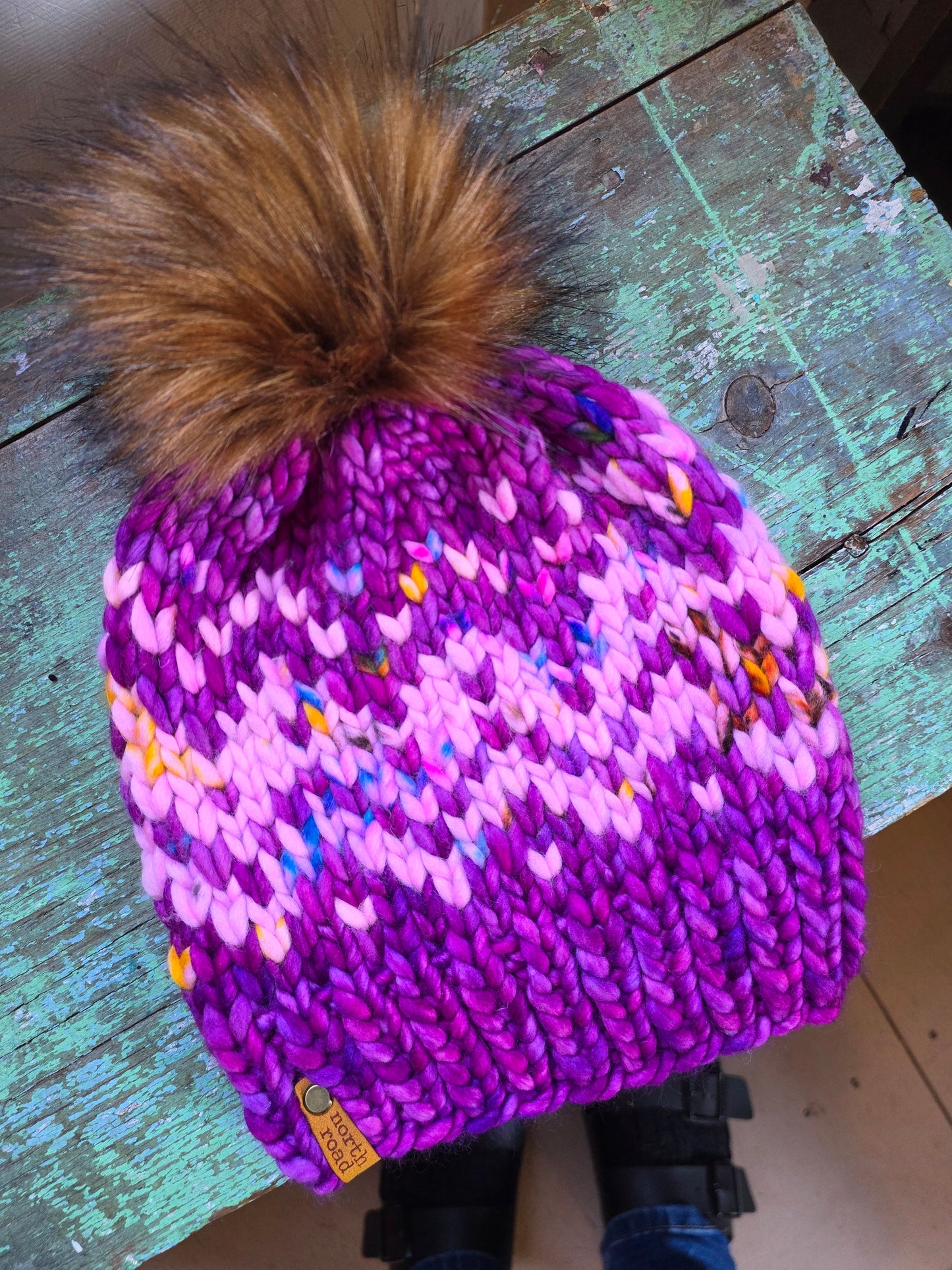 Merino Wool Pom Hat