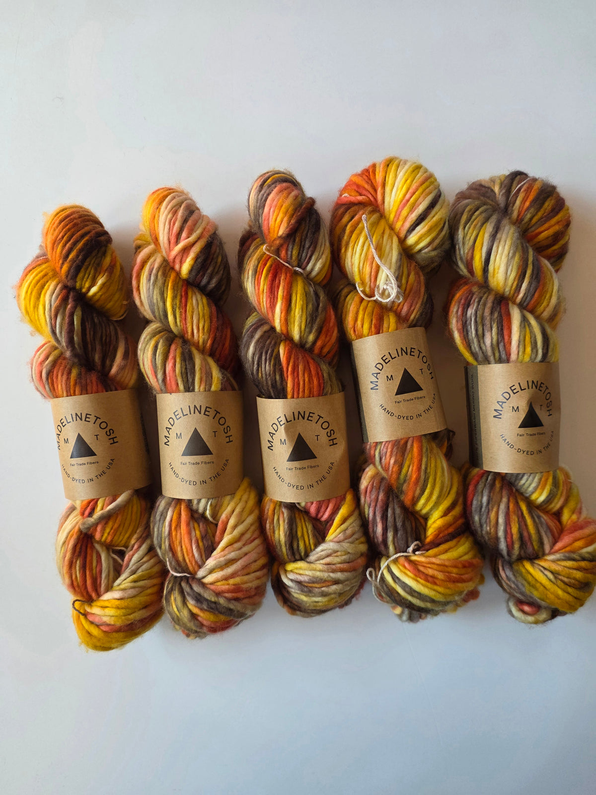 Madelinetosh Yarn | Tosh Biggie | Auburn Afternoon