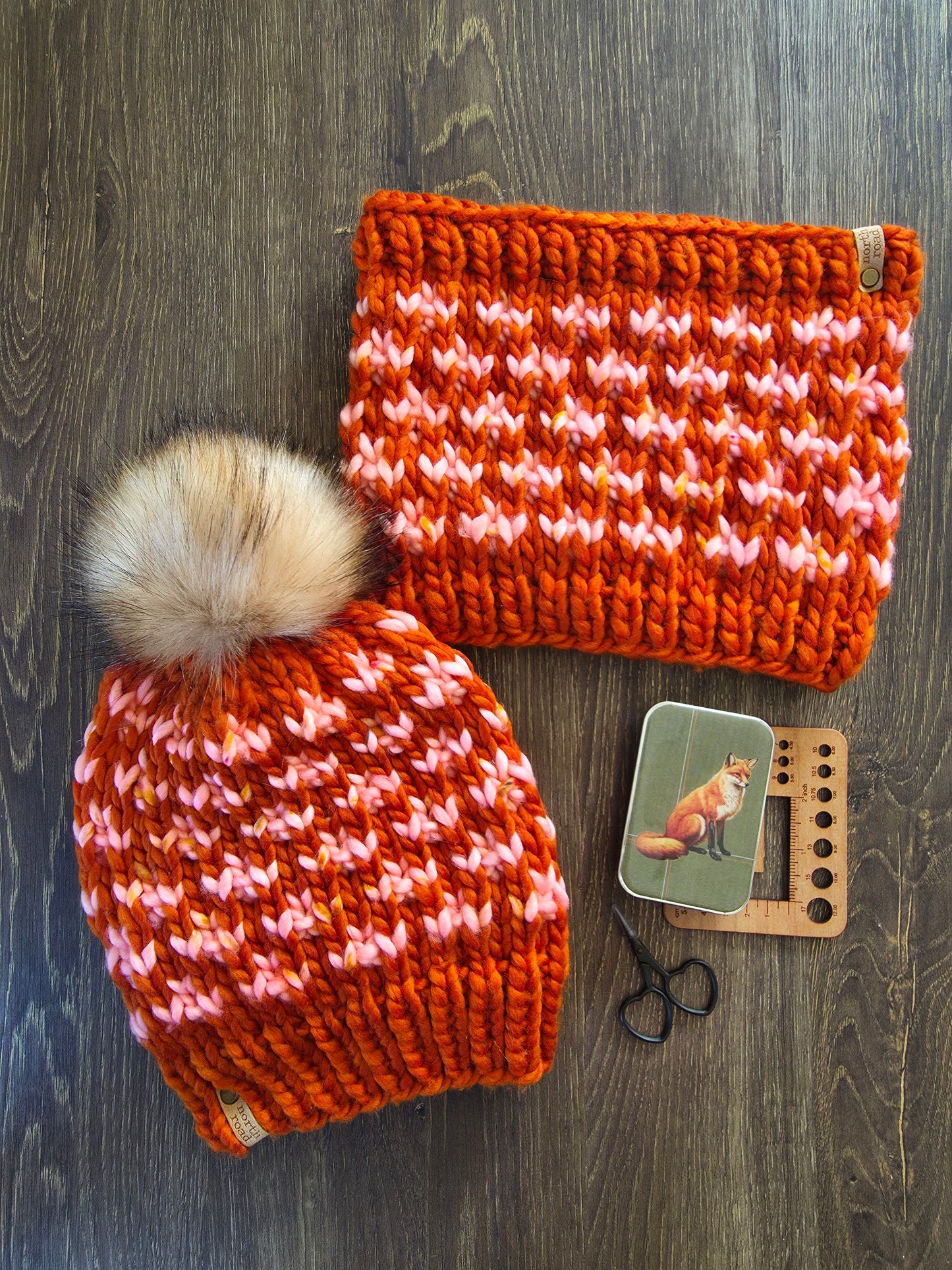 Merino Wool Hat and Cowl Set